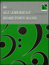 All American Hometown Band-1 Pno 4h piano sheet music cover Thumbnail